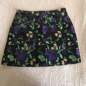 ZARA Basic patterned skirt
